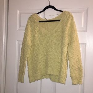Free people yellow sweater